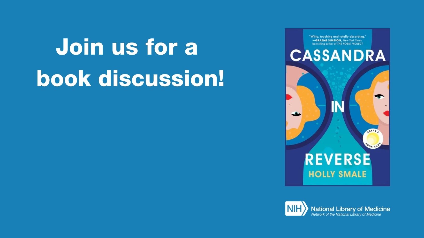 Join us for a book discussion of Cassandra in Reverse