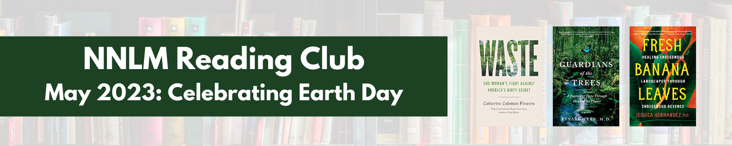May 2023 Book Poster banner Celebrating Earth Day May 2023