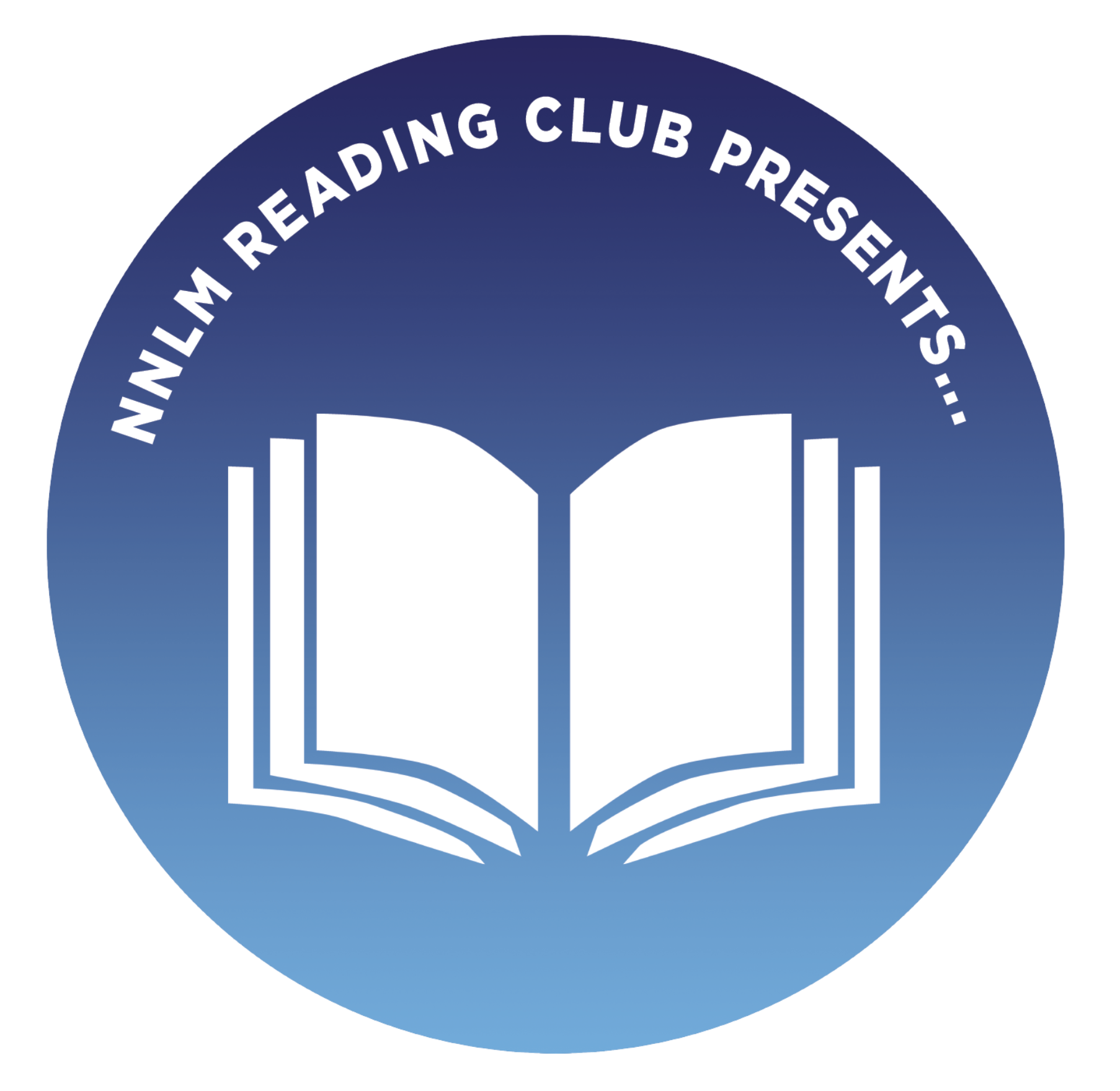 NNLM Reading Club Presents round logo