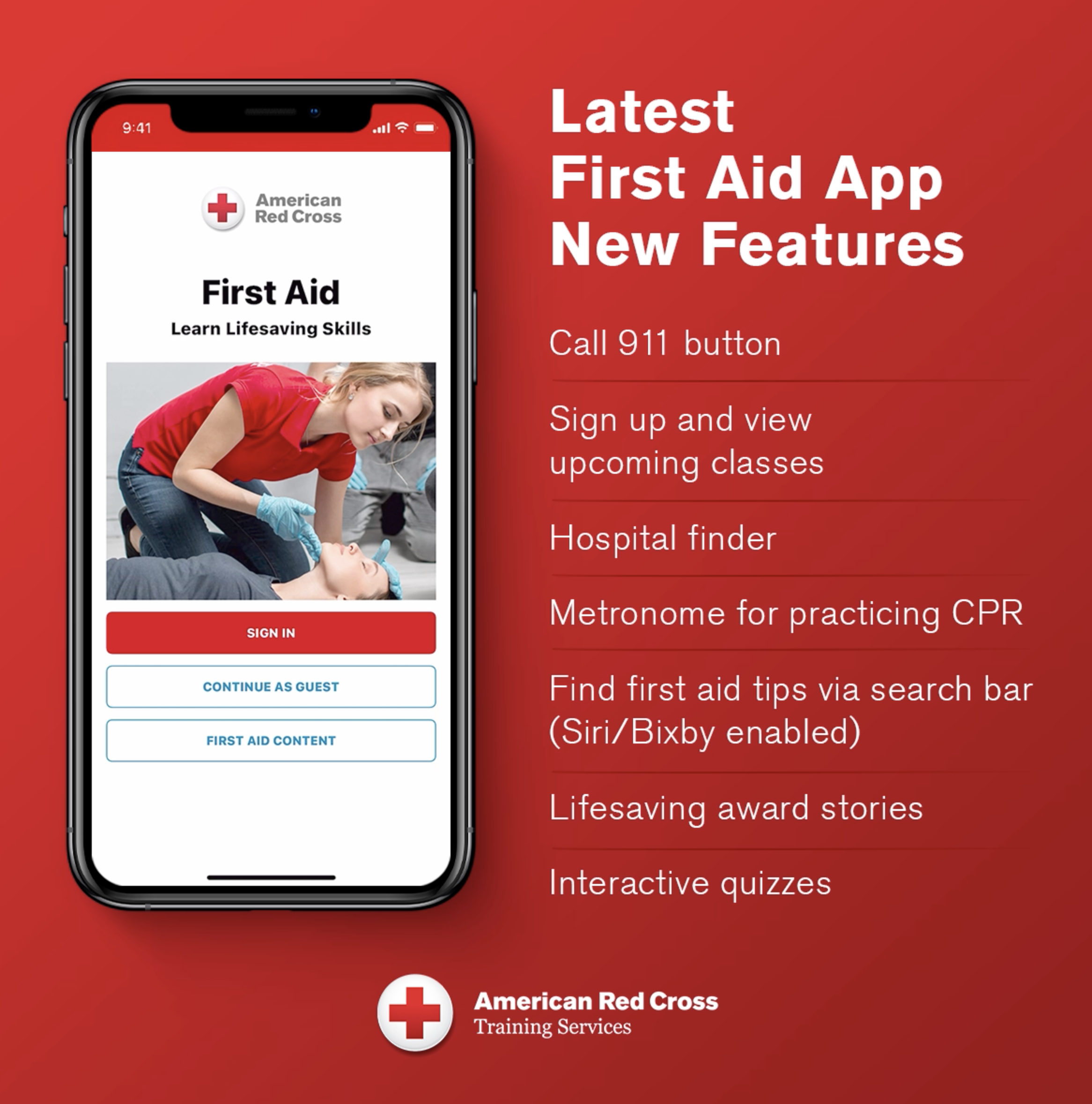 Red Cross First Aid App image