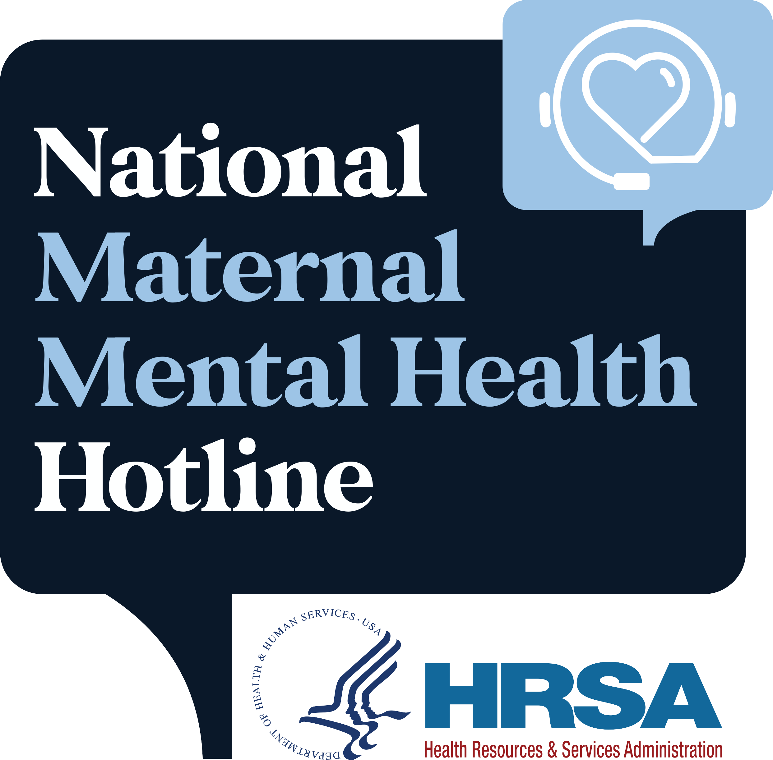 National Maternal Mental Health Hotline Logo