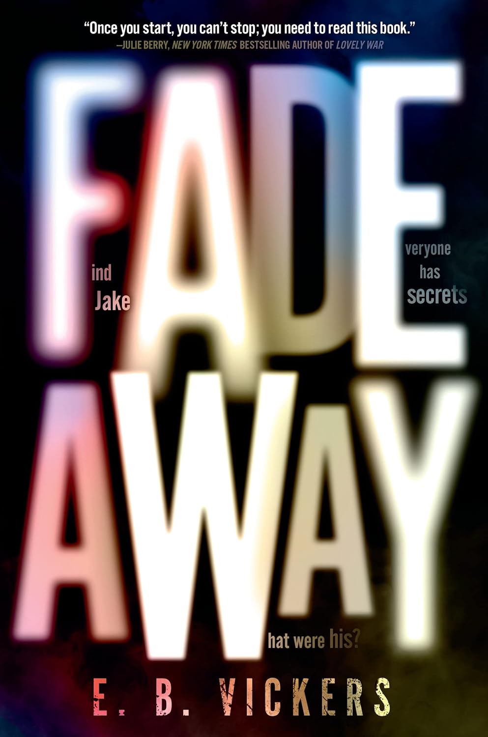 Fade Away book cover image